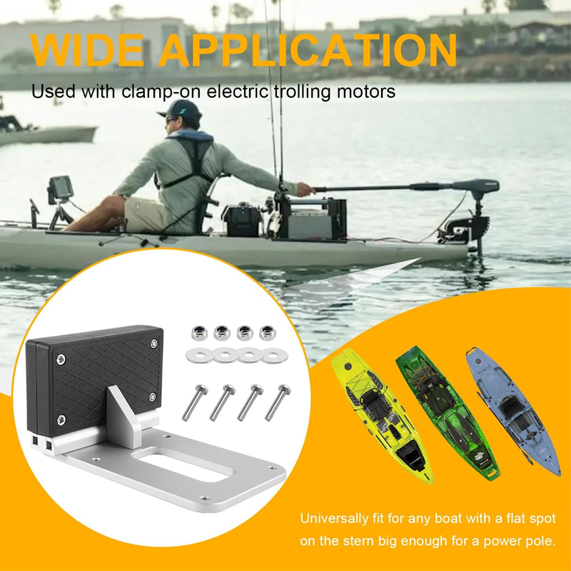 Electric Trolling Motor Kayak Mount - Transom Trolling Motor Mounting Bracket for