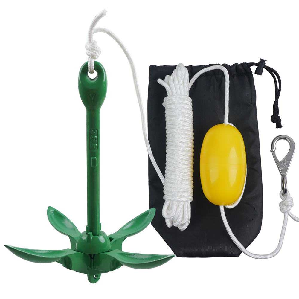 Kayak Anchor Kit Folding 1.5Kg - 1.5kg Anchor for Kayak and Jet