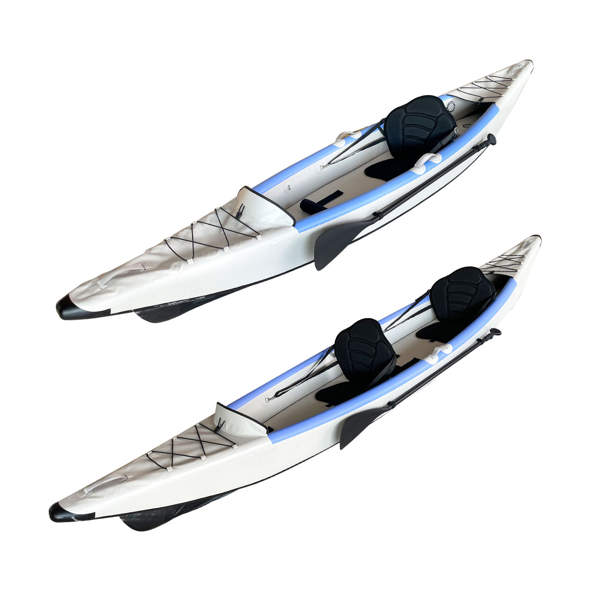 Inflatable Kayak 2 Person Drop Stitch - Favorite New Design Custom 2-Person Foldable