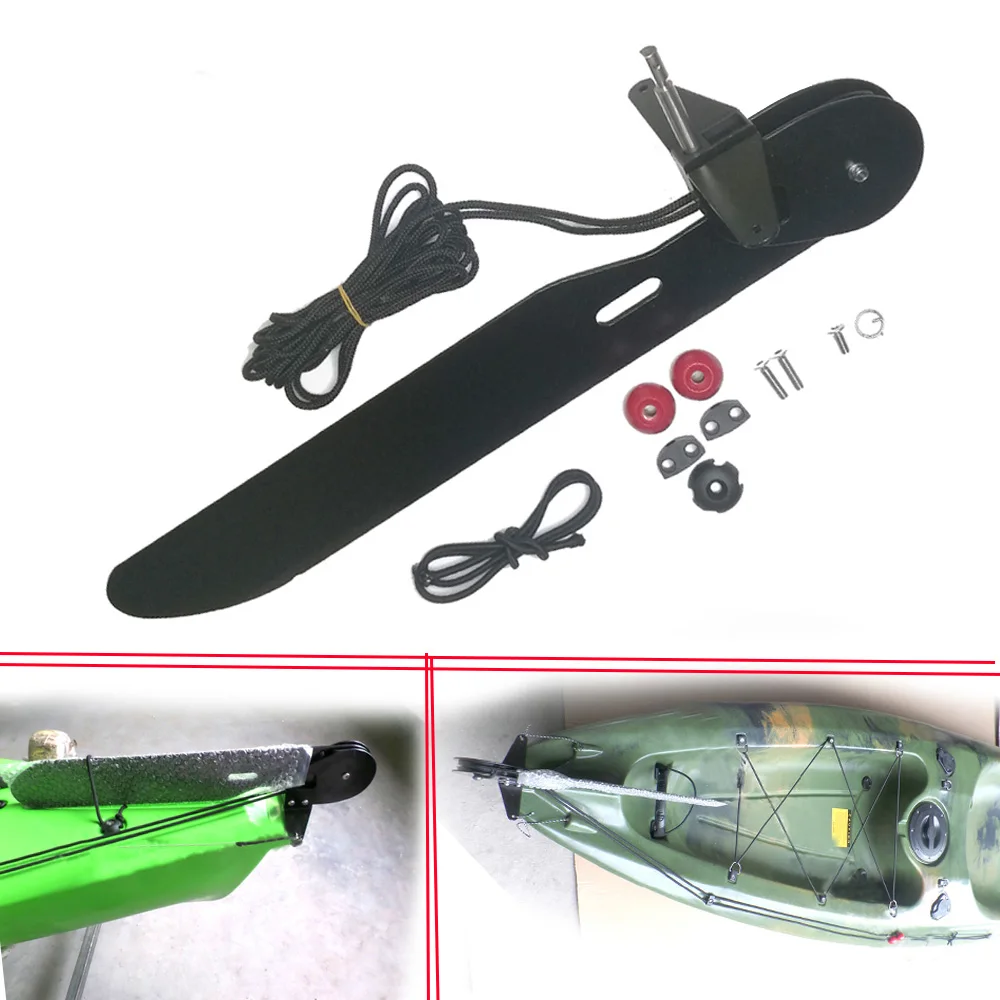 Kayak Rudder Kit Foot Control System - Aluminum Alloy Watercraft rafting boat Canoe