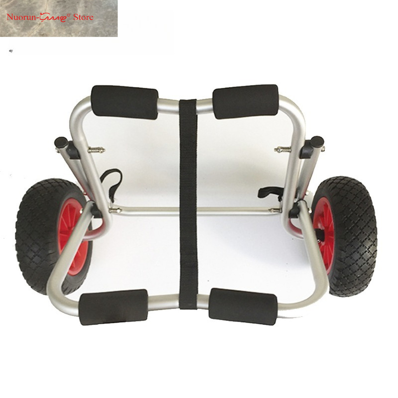 Kayak Cart Trolley Carrier Dolly - Adjustable Folding Kayak Cart Aluminum Canoe