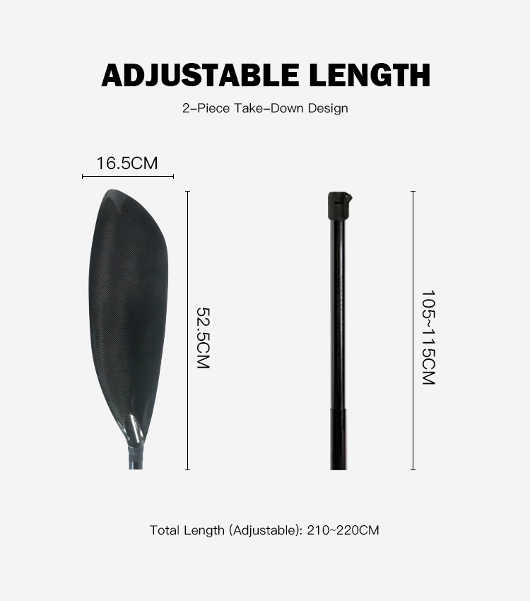 Kayak Paddle Carbon Fiber 2 Piece - Paddle Carbon Fiber Kayak Paddle Kayak