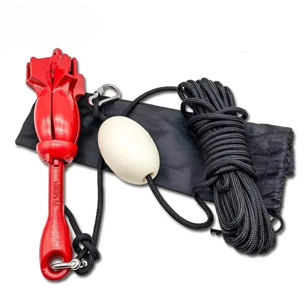 Kayak Anchor Kit Folding 1.5Kg - Marine Folding Grapnel Kayak Anchor Kit