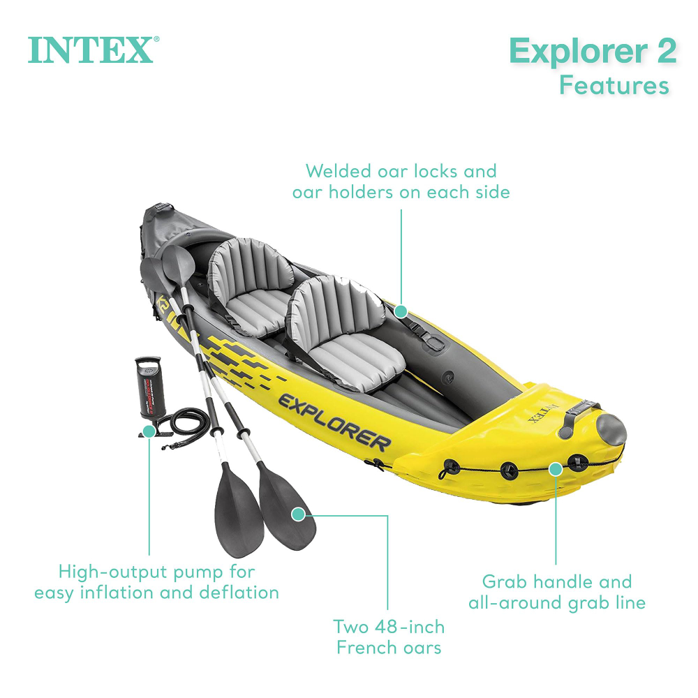 PVC Thickened Inflatable Doubl - Inflatable Kayak 2 Person Drop Stitch review and price