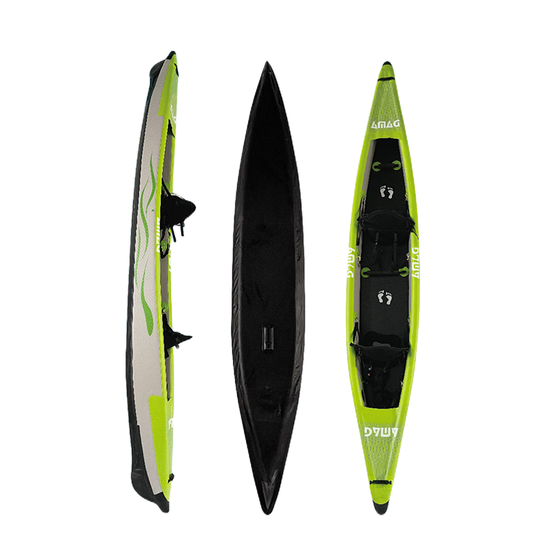 14FT 2-Person Inflatable PVC K - Inflatable Kayak 2 Person Drop Stitch review and price