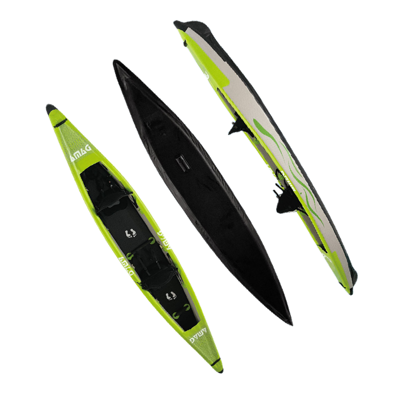 14FT 2-Person Inflatable PVC K - Inflatable Kayak 2 Person Drop Stitch review and price