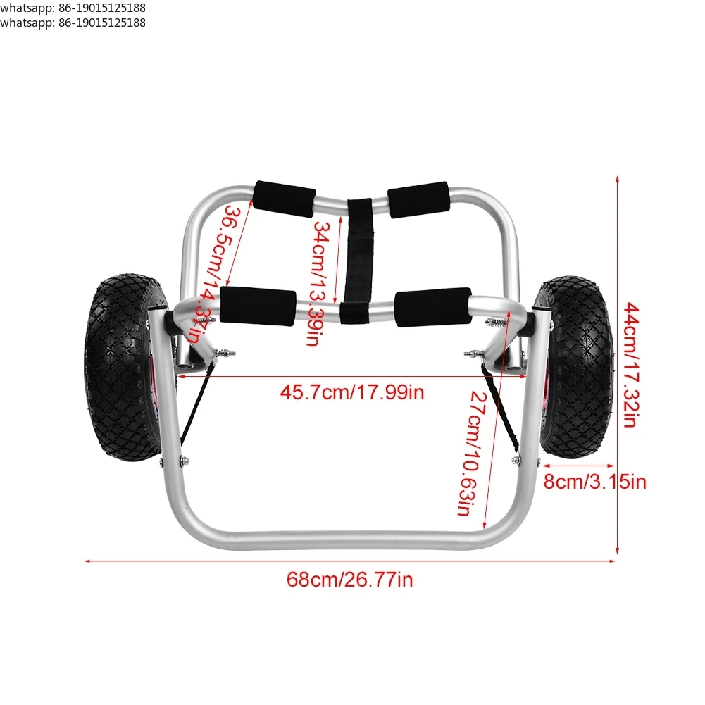 Alloy Kayak Canoe Wheel Dolly  - Kayak Cart Trolley Carrier Dolly review and price