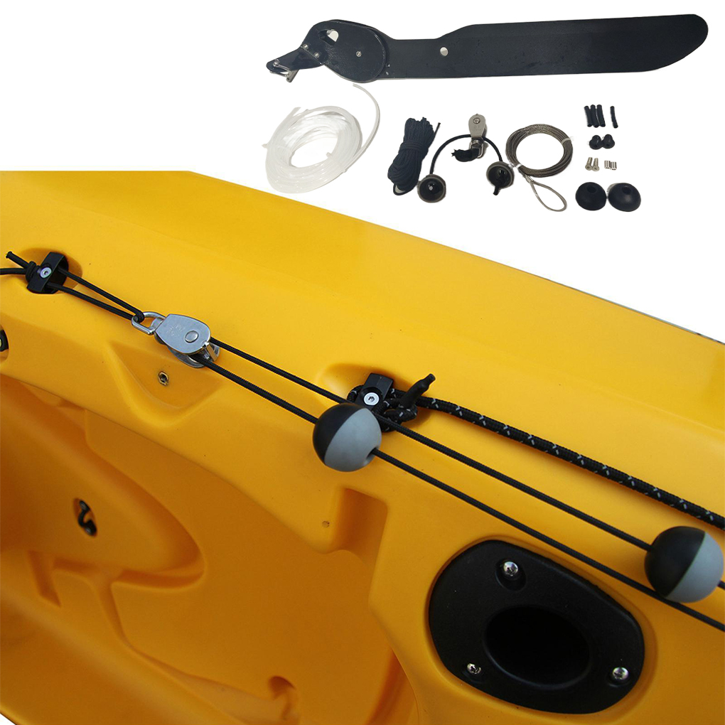 Kayak Boat Tail Rudder Directi - Kayak Rudder Kit Foot Control System review and price