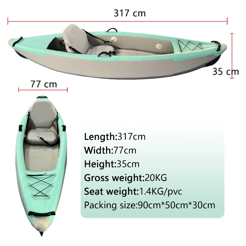 Custom 2-Person Transparent In - Inflatable Kayak 2 Person Drop Stitch review and price