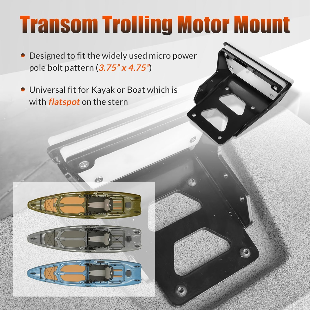 Kayak Trolling Motor Transom M - Electric Trolling Motor Kayak Mount review and price