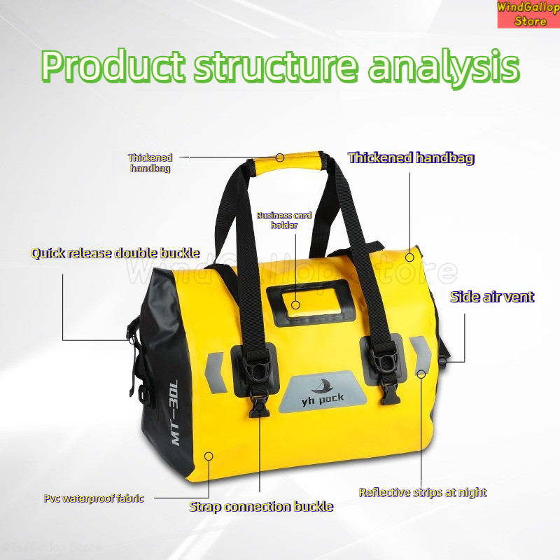 30L 46L  66LMotorcycle Tail Ba - Dry Bag Backpack 30L Waterproof review and price