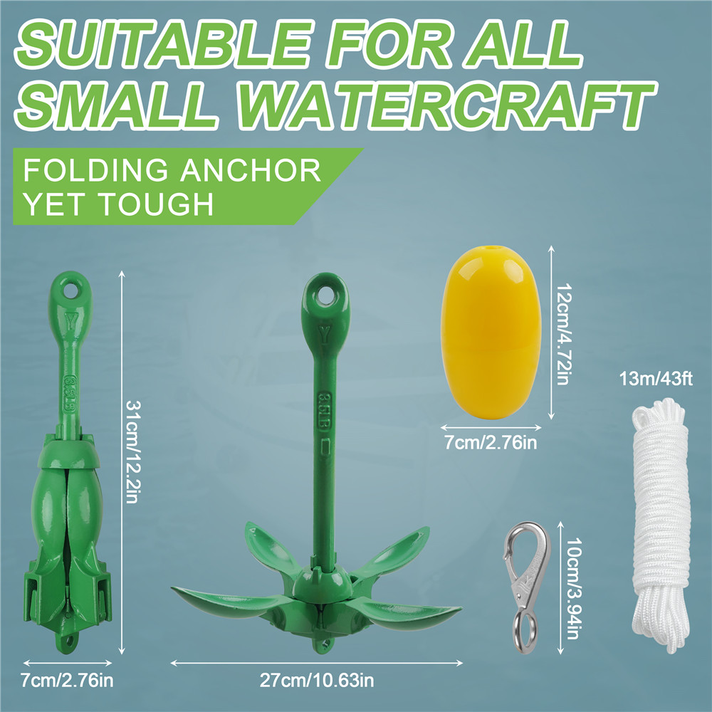 1.5kg Anchor for Kayak and Jet - Kayak Anchor Kit Folding 1.5Kg review and price