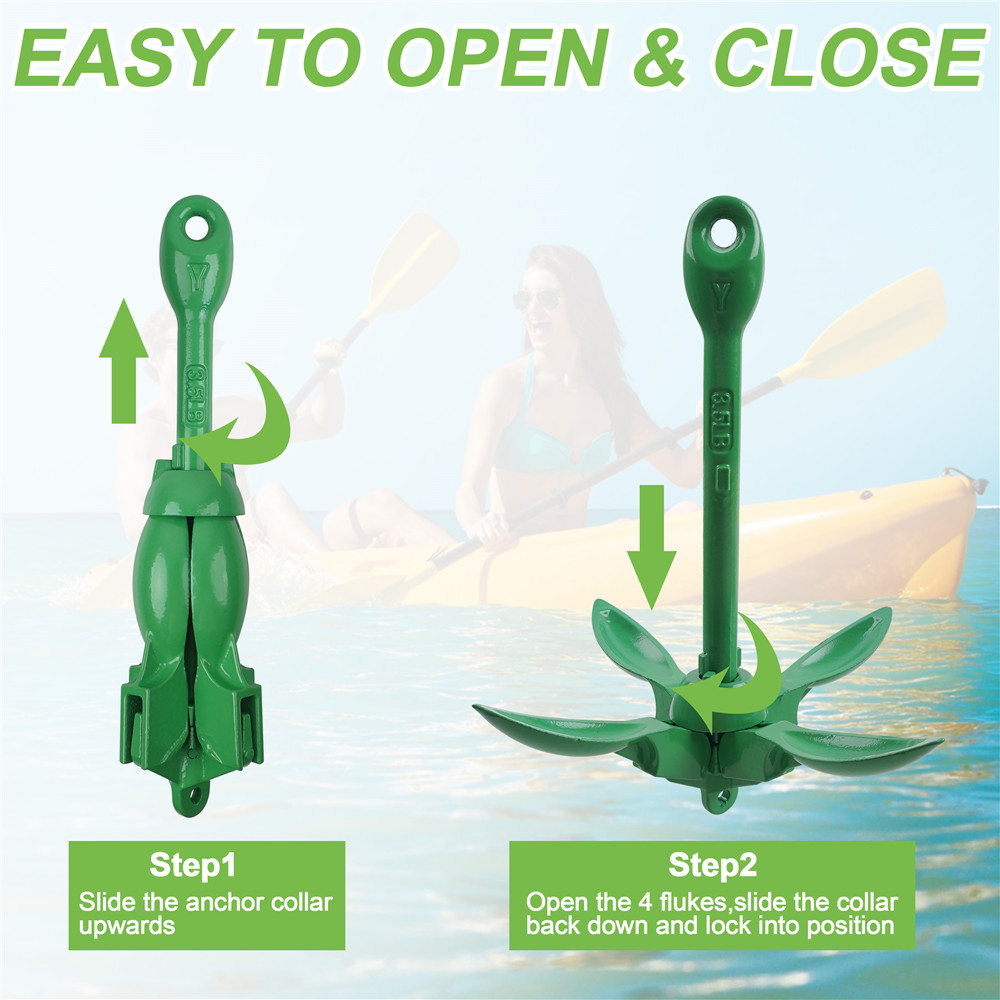 1.5kg Anchor for Kayak and Jet - Kayak Anchor Kit Folding 1.5Kg review and price