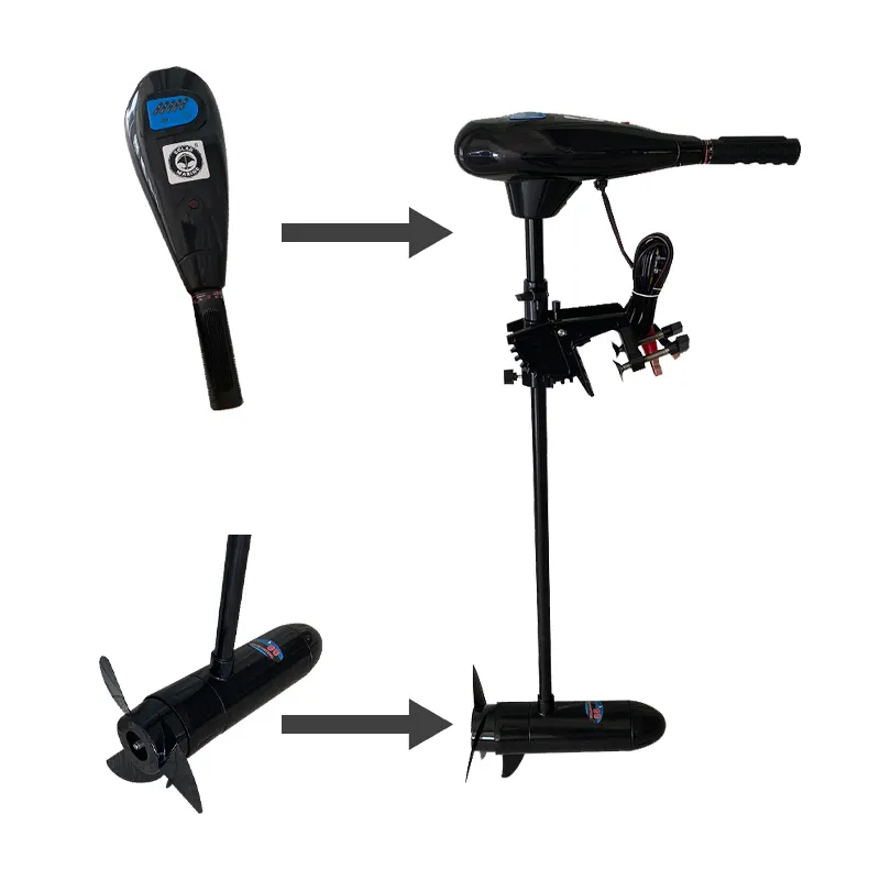 PVC Inflatable Kayak 88lbs 24V - Electric Trolling Motor Kayak Mount review and price