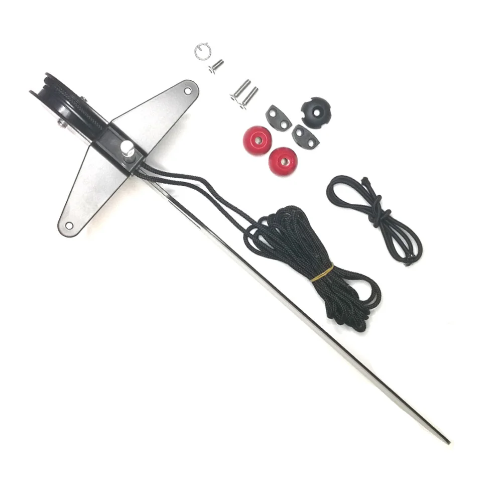 Aluminum Alloy Watercraft raft - Kayak Rudder Kit Foot Control System review and price
