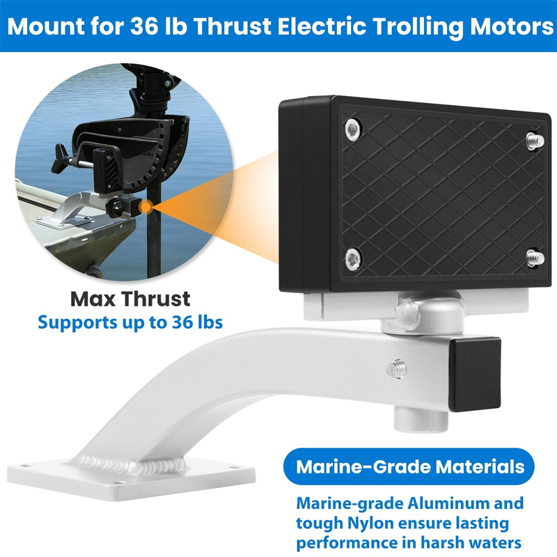 90 Degree Adjustable Marine Tr - Electric Trolling Motor Kayak Mount review and price