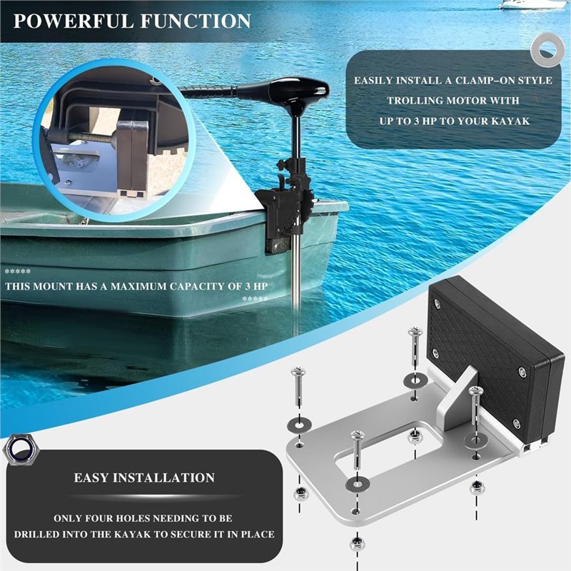 L71A Universal Fit For Electri - Electric Trolling Motor Kayak Mount review and price