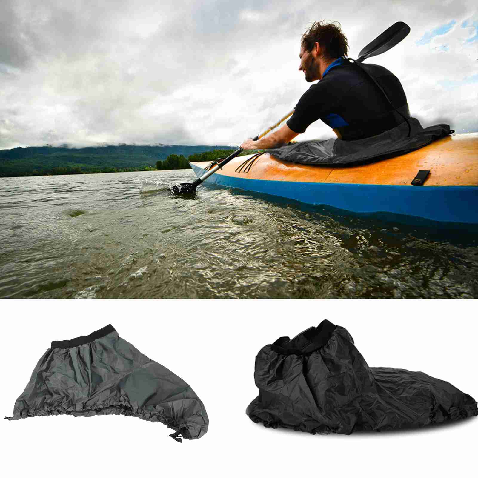 Nylon Kayak Spray Skirt Adjust - Kayak Spray Skirt Waterproof Nylon review and price