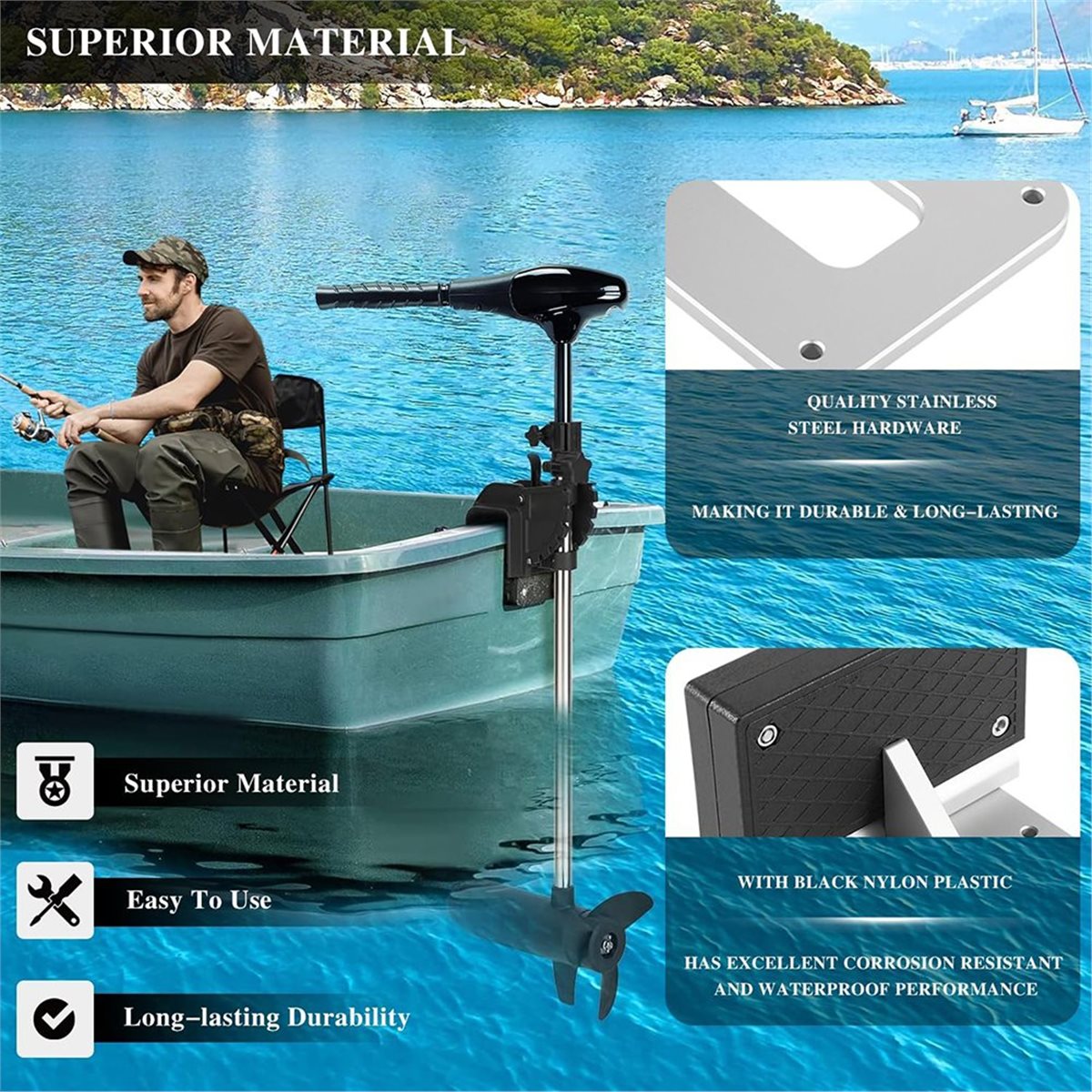 Universal Transom Trolling Mot - Electric Trolling Motor Kayak Mount review and price