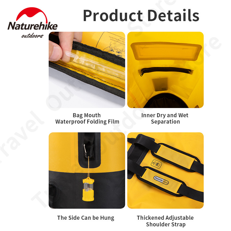 Naturehike Waterproof Backpack - Dry Bag Backpack 30L Waterproof review and price