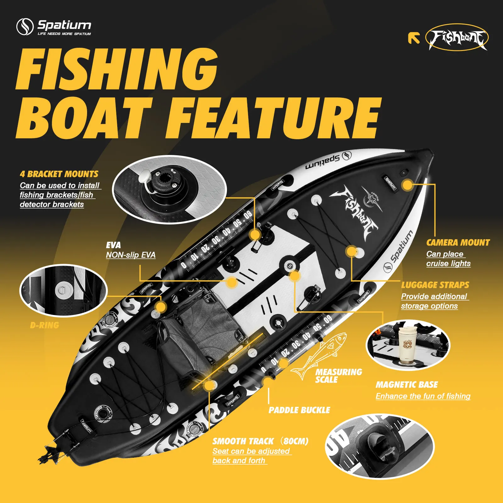 Inflatable Fishing Kayak, 1 Pe - Drop Stitch Touring Kayak 1 Person review and price